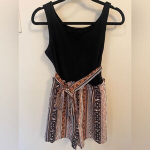 Multi colored romper